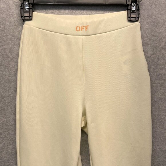 Off-White c/o Virgil Abloh Sleek Split Leggings Pants Womens 36 (US XXS) - Picture 3 of 16